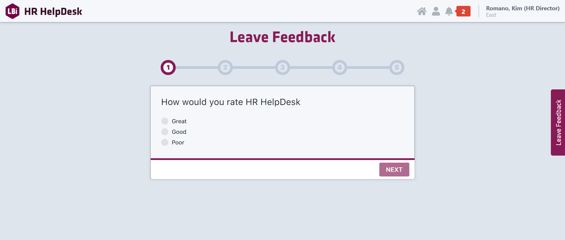 employee surveys HR HelpDesk Portal Survey
