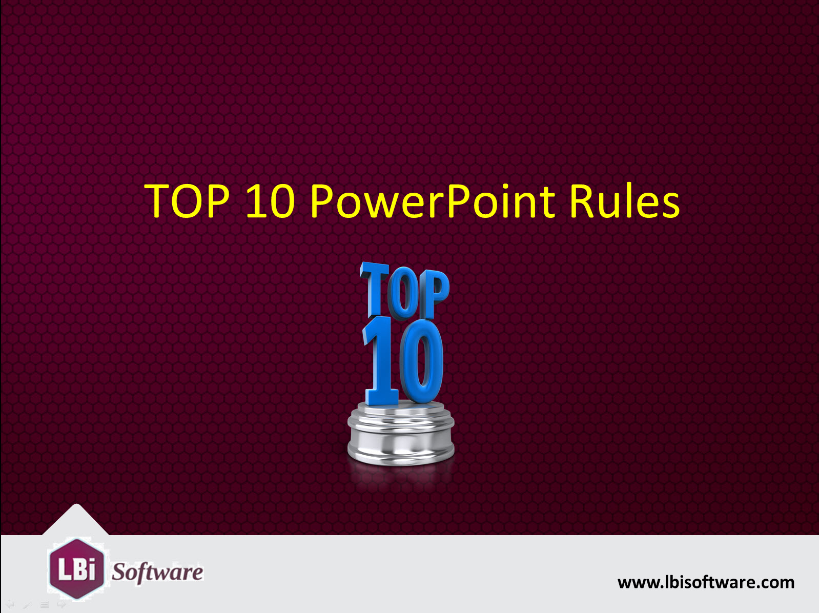 PowerPoint slides PowerPoint slides